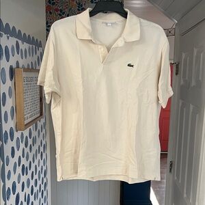 Lacoste Men's Polo in Cream